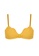 ZITIQUE yellow Women's Sexy-Ribbon No Steel Ring Uplift Lingerie Set (Bra And Underwear) - Yellow A0C8BUSB80C5EFGS_2