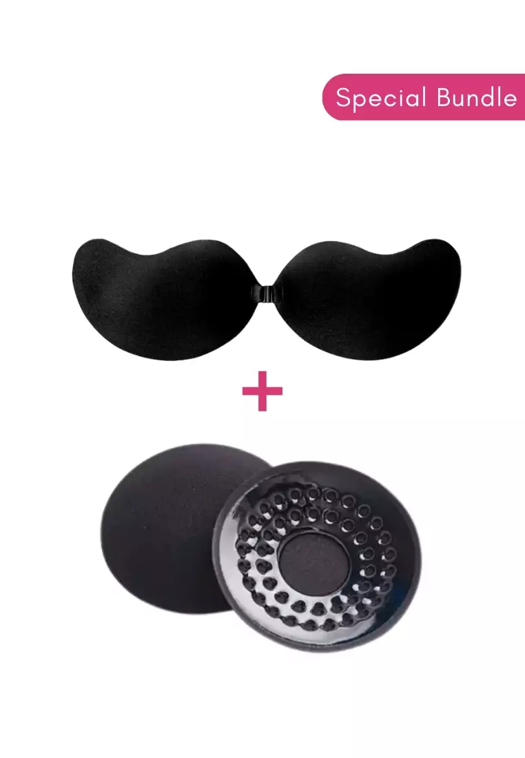 Kiss & Tell Best Seller 2 Pack Amara Butterfly Push Up Nubra in Black  Seamless Invisible Reusable Adhesive Stick on Wedding Bra 隐形聚拢胸 2024, Buy  Kiss & Tell Online