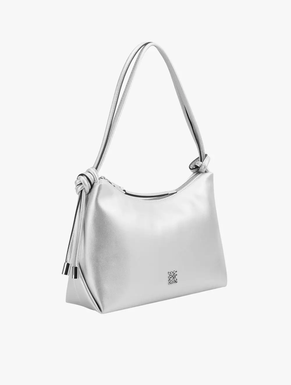 Nine West Oralie Top Zip Shoulder Bag Women's Shoulder Bags - Silver
