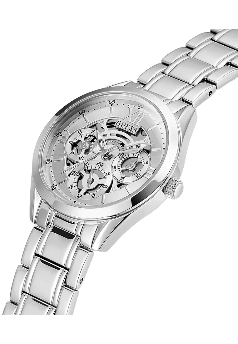 Guess GW0253L1 - Jam Tangan Wanita - Silver - Stainless Steel Bracelet