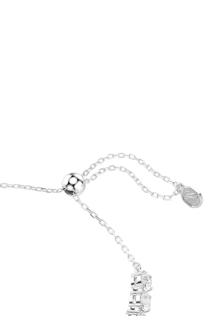 Ariana Grande x Swarovski Tennis bracelet, Mixed cuts, Multicolored, Rhodium plated