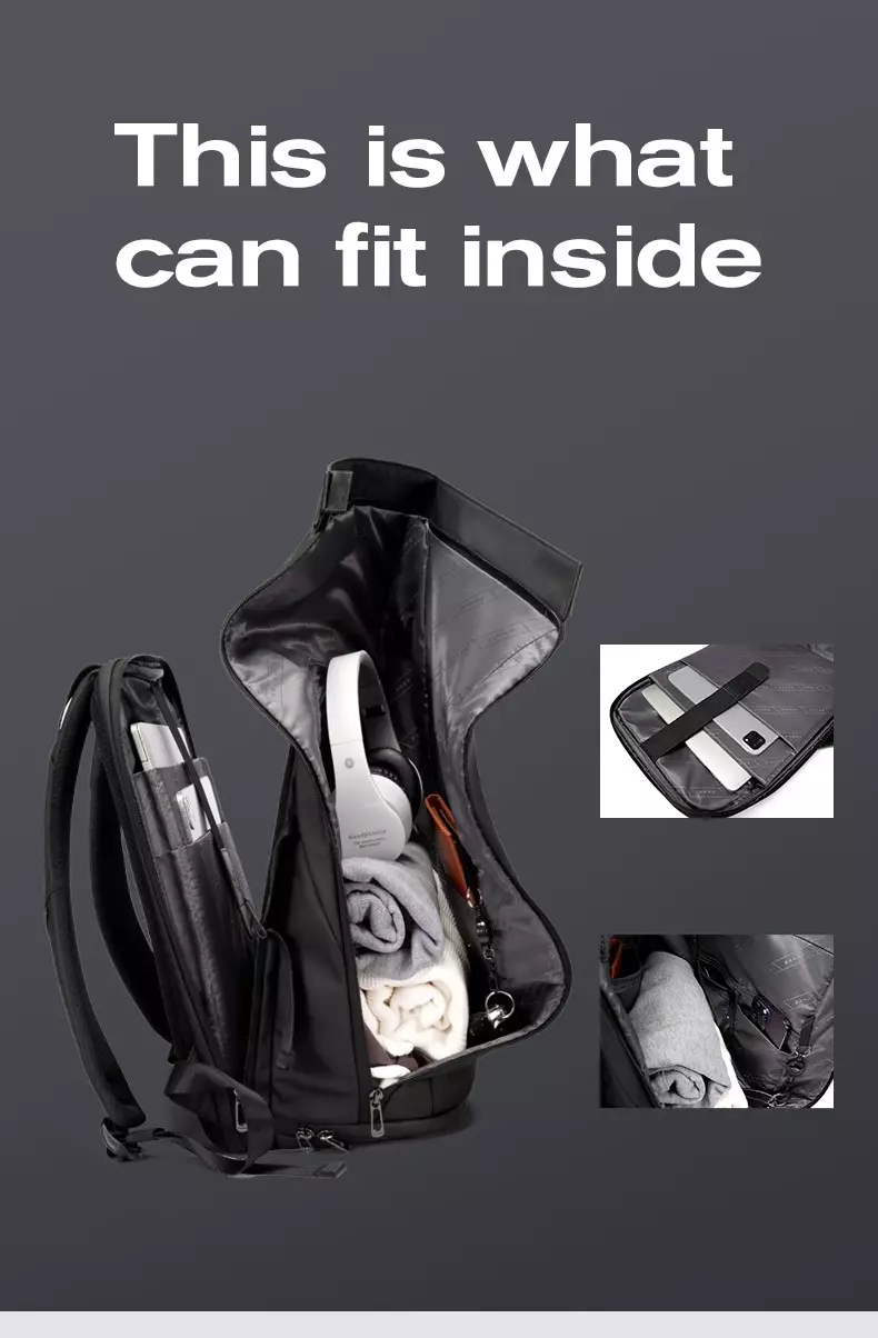 Bange BG7700 Tas Ransel Backpack laptop Kerja Pria 15.6 Inch