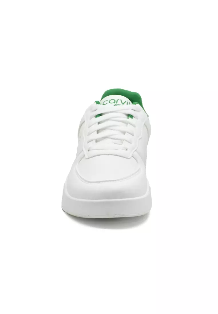 Carvil Sepatu Pria Leon-LM White/Green