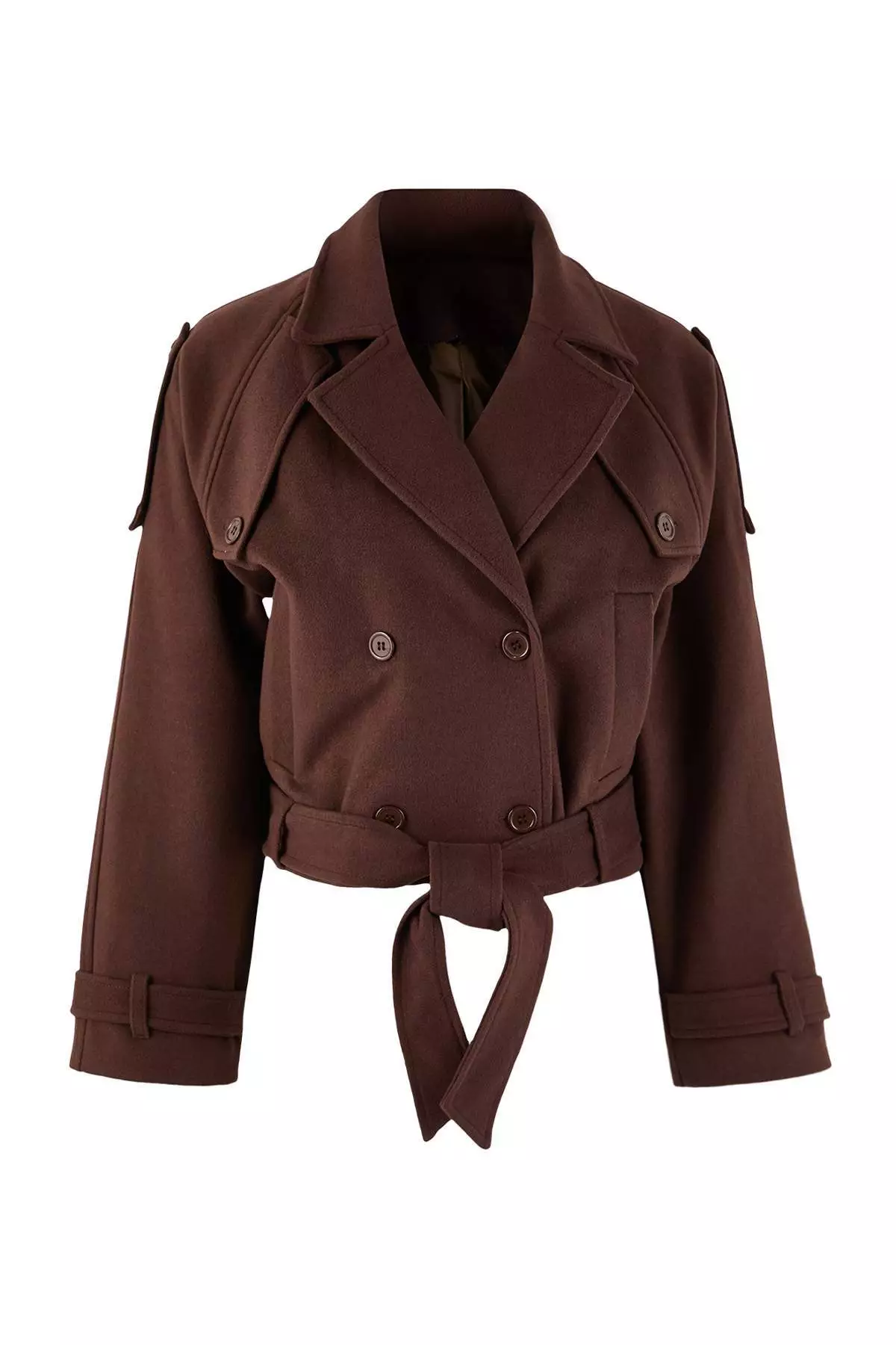Dark Brown Regular Coat Twoaw25Kb00049