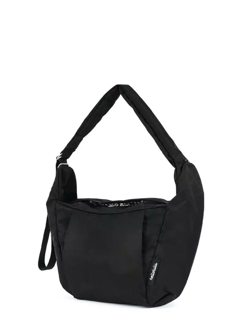 Hellolulu Miles All Day Shoulder Bag M (Moss Black)