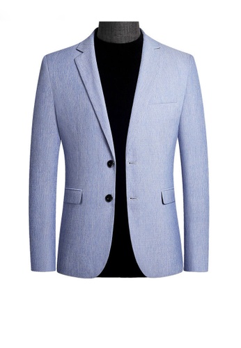 Twenty Eight Shoes blue VANSA Fashion Woolen Suit Coat  VCM-C101 DFD6BAA63D0F76GS_1