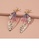 Glamorousky white Fashion Elegant Plated Gold Resin Gradient Purple Butterfly Earrings with Cubic Zirconia 2C0A3AC4A60A4AGS_3
