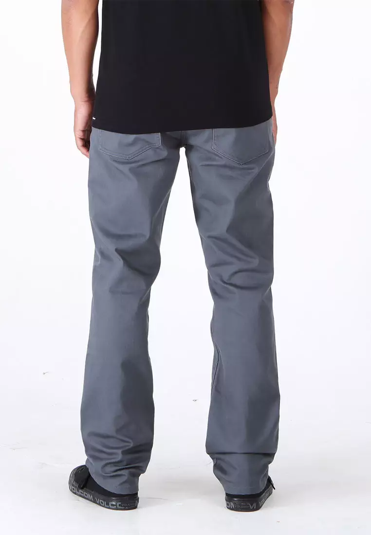 MLP SOLVER 5 POCKET SLUB PANTS DARK SLATE