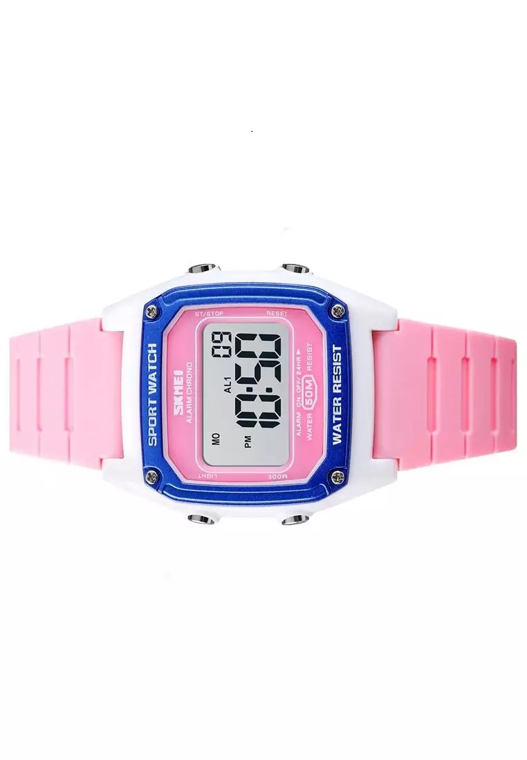 Jam Tangan Digital Anak Waterproof Strap Tali Material Rubber ZB14 ORIGINAL