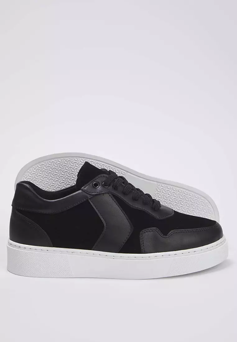 Suede-Look Sneakers
