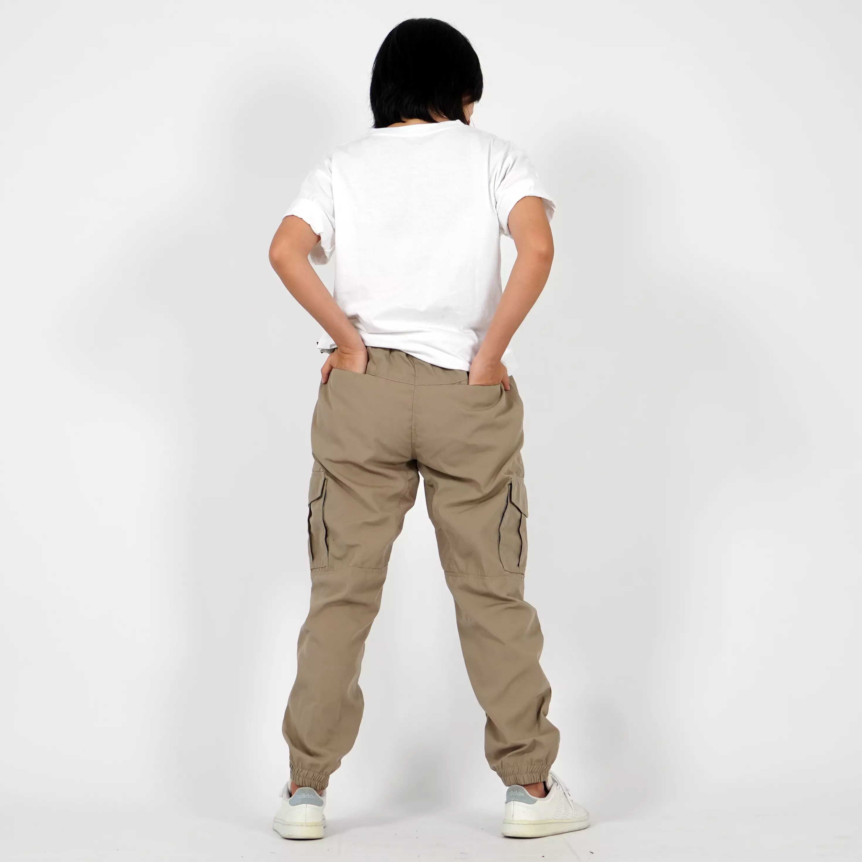  DIVA Celana Cargo Wanita Celana Kargo Wanita Cargo Joger Wanita - BEIGE