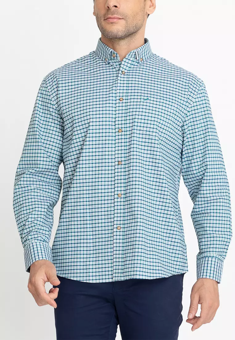 Buy Daniel Hechter Plaid Long Sleeves Button Down Shirt 2024 Online