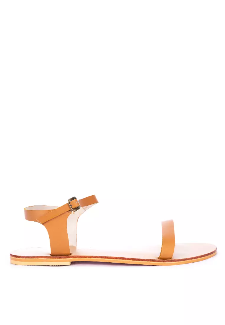 Flat Leather Sandals