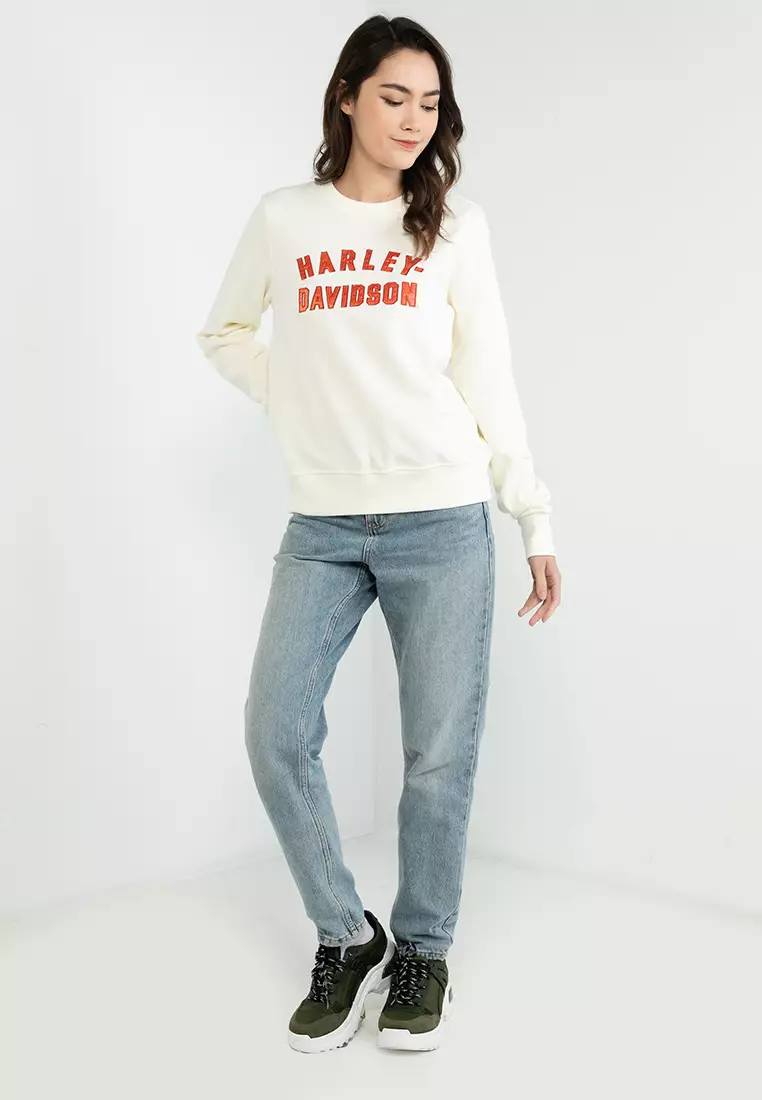 Buy Harley Davidson Essence Applique Crewneck Pullover 2024 Online