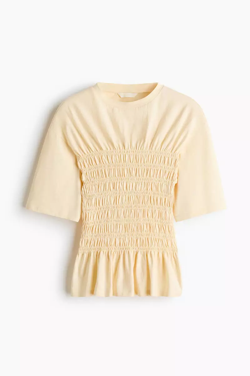 Smocked T-shirt