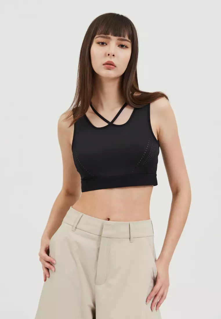 INITIAL FASHION Padded Halter Neck Bra Top 2024, Buy INITIAL FASHION  Online