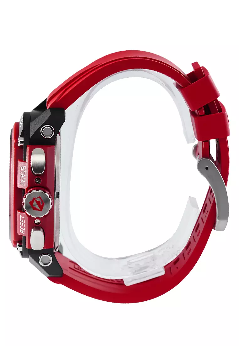 Expedition - Jam Tangan Chronograph Pria - Red - Rubber Strap - 6781PMCRTBBARE