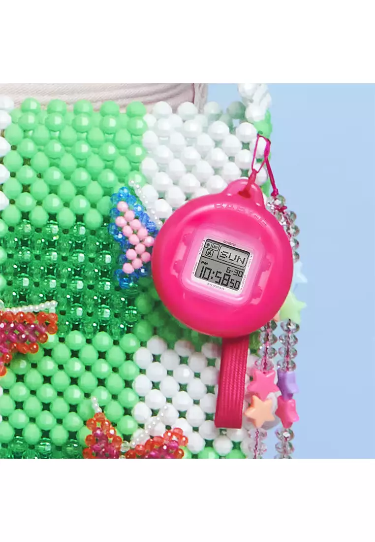 Jam Tangan Wanita Casio Baby-G BGD-10K-6D BABY-G＋PLUS Purple Resin Band