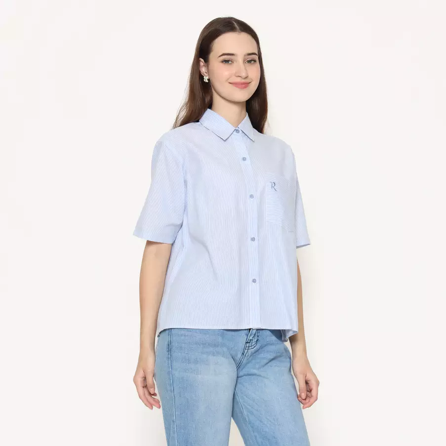 Rodeo - Blouse Wanita - Levina Blouse - Blue