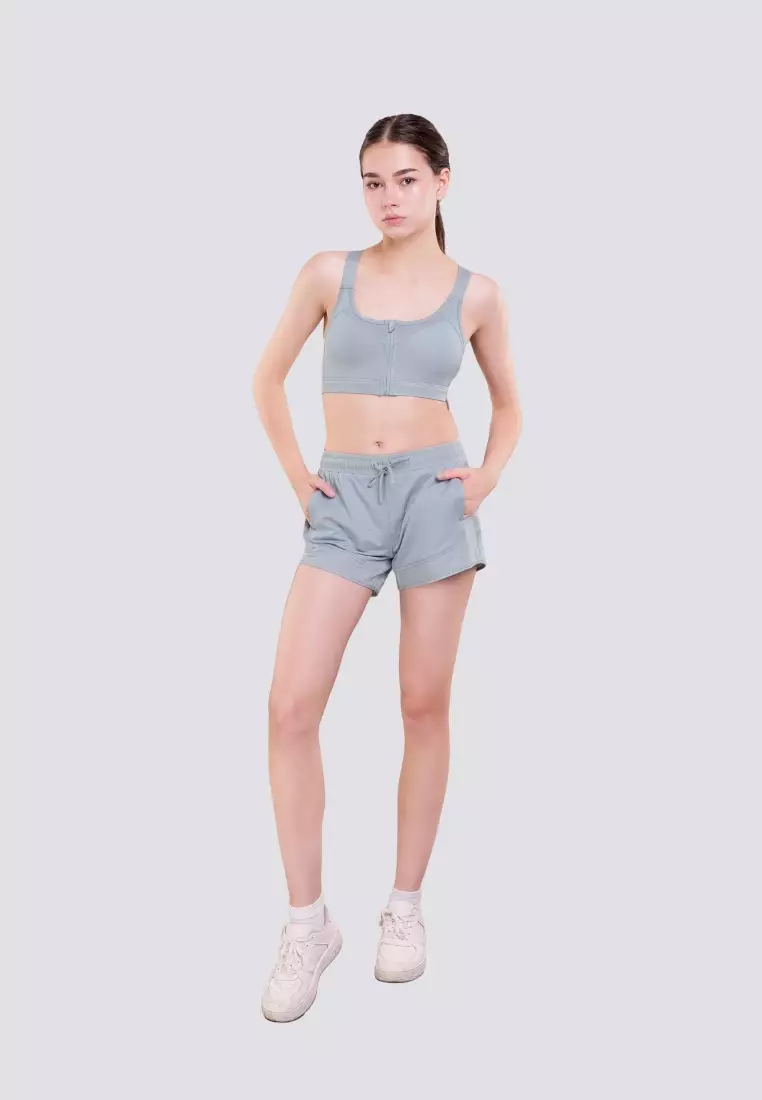 Pure Pace Quick-Dry High Waist Layered Shorts with Inner Shorts Activewear for Women