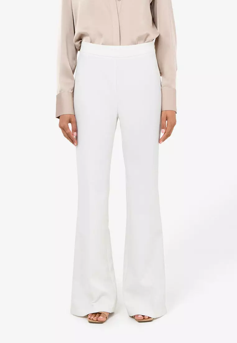 Belmore Crepe Flared Pants