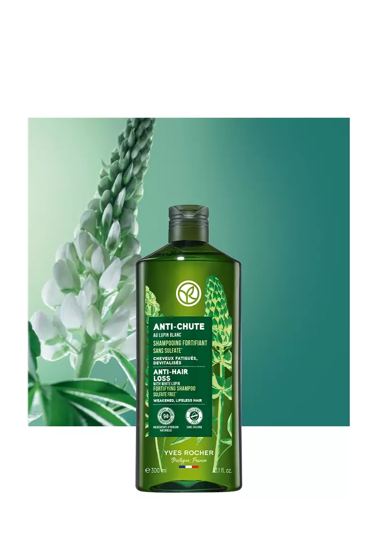 Anti Hair Loss Fortifying Shampoo with White Lupin - 300ml for Stronger, Thicker Hair