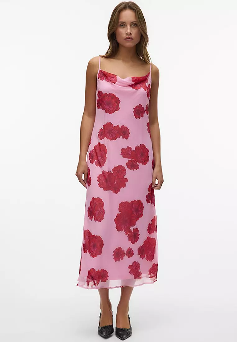 Smilla Sleeveless 7/8 Waterfall Dress