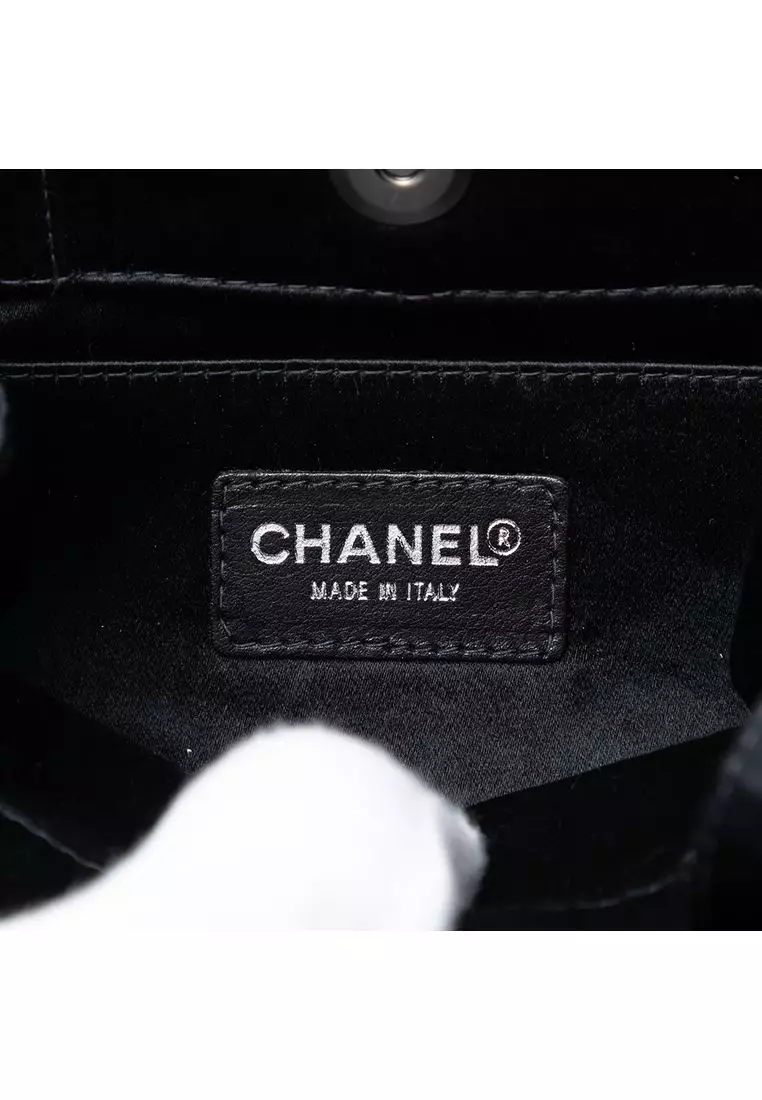 Pre-Loved Chanel Satin Camellia Evening Bag