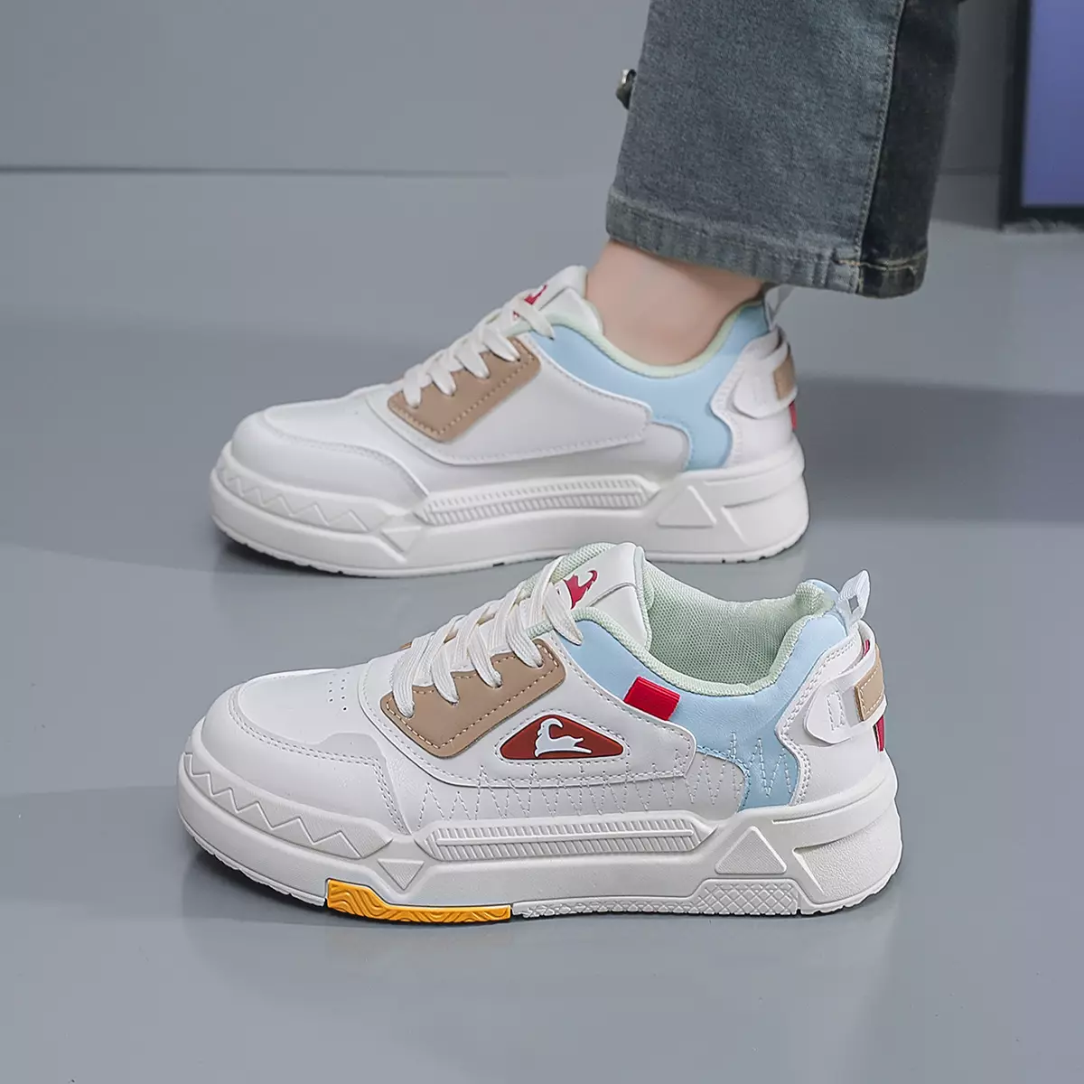 Sneakers Wanita Sport Ootd Kampus Sepatu Cewek Bertali Q2518