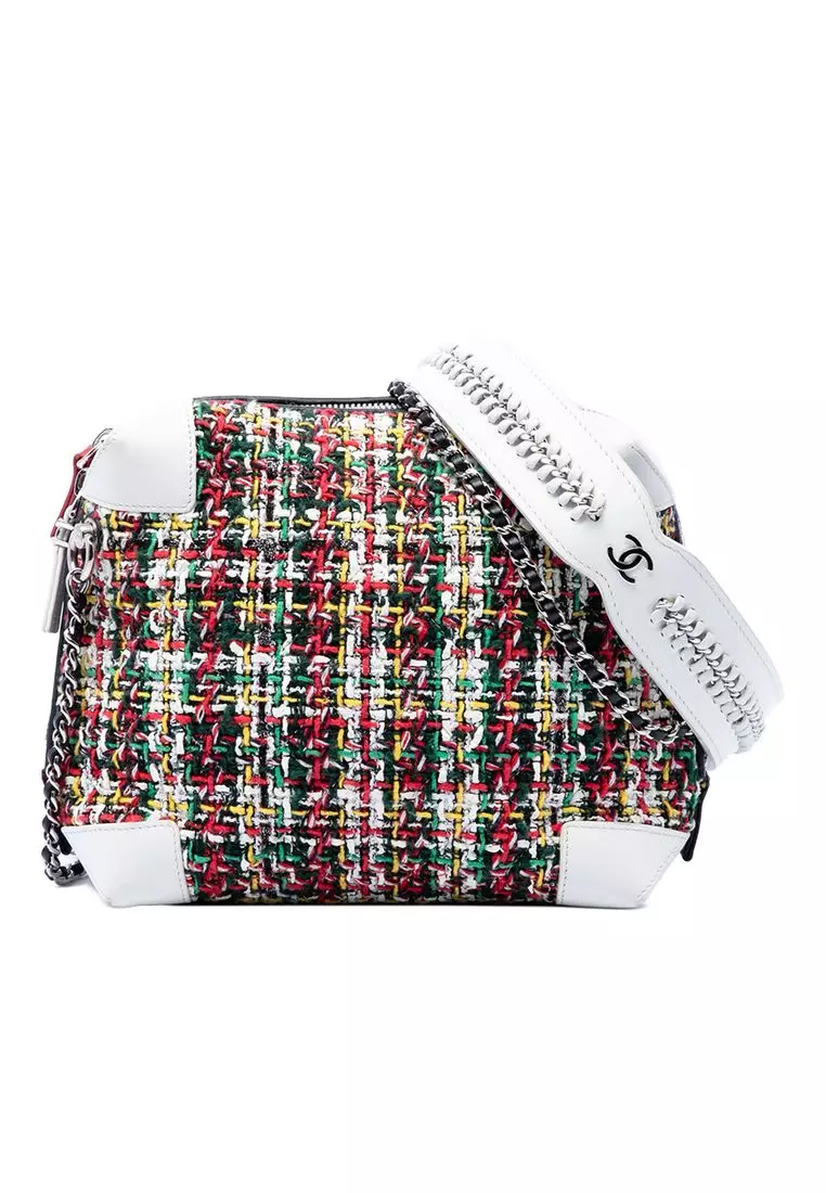 Pre-Loved Chanel Tweed Street Allure Camera Bag