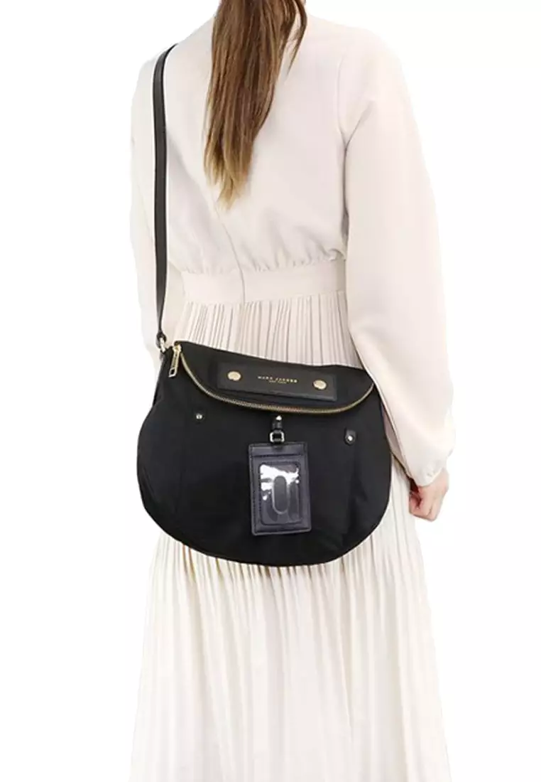 Preppy Nylon Natasha Crossbody Bag in Black M0014625