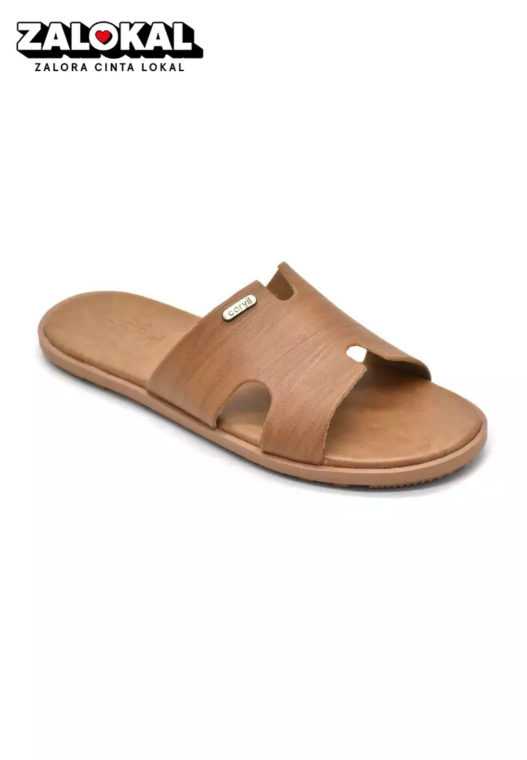 Carvil Sandal Pria Pamish-01 M Tan