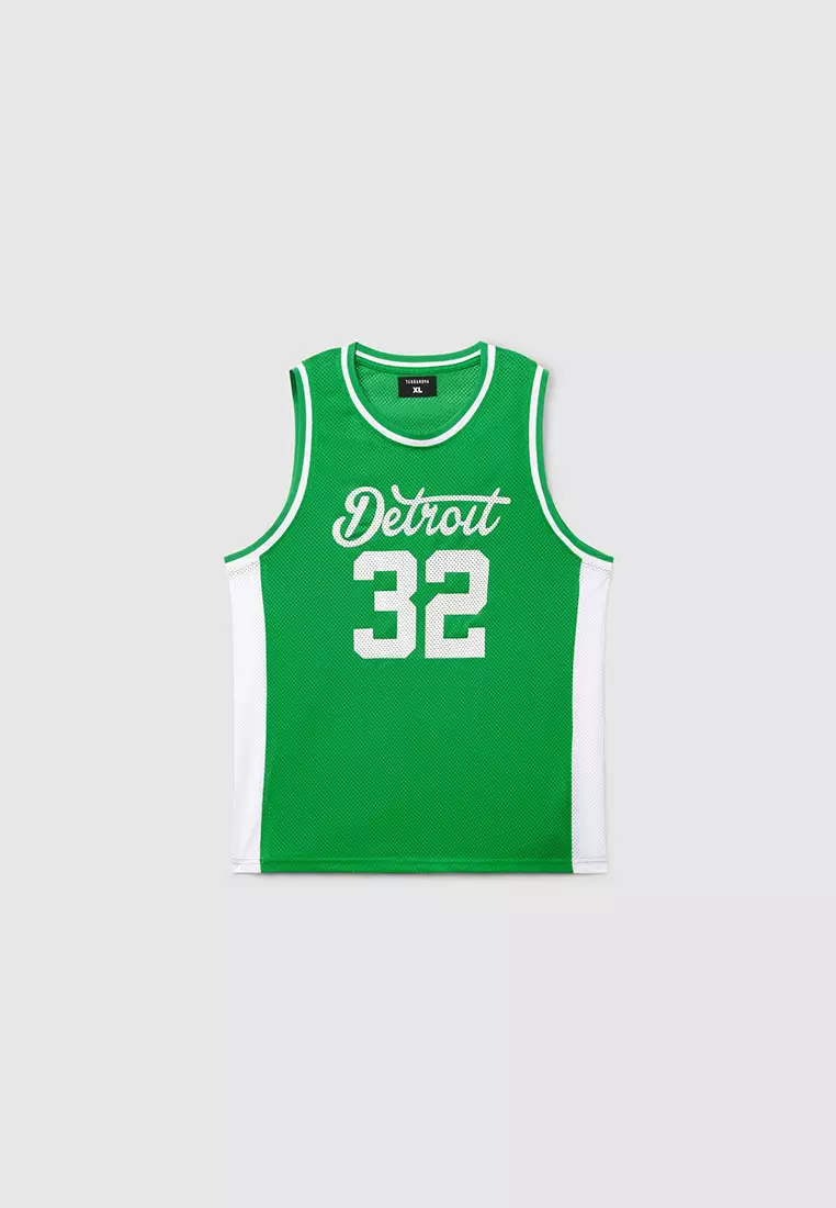 Men's Basketball Print Mesh Tank Top
