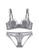W.Excellence grey Premium Gray Lace Lingerie Set (Bra and Underwear) 852CEUS7740B35GS_1