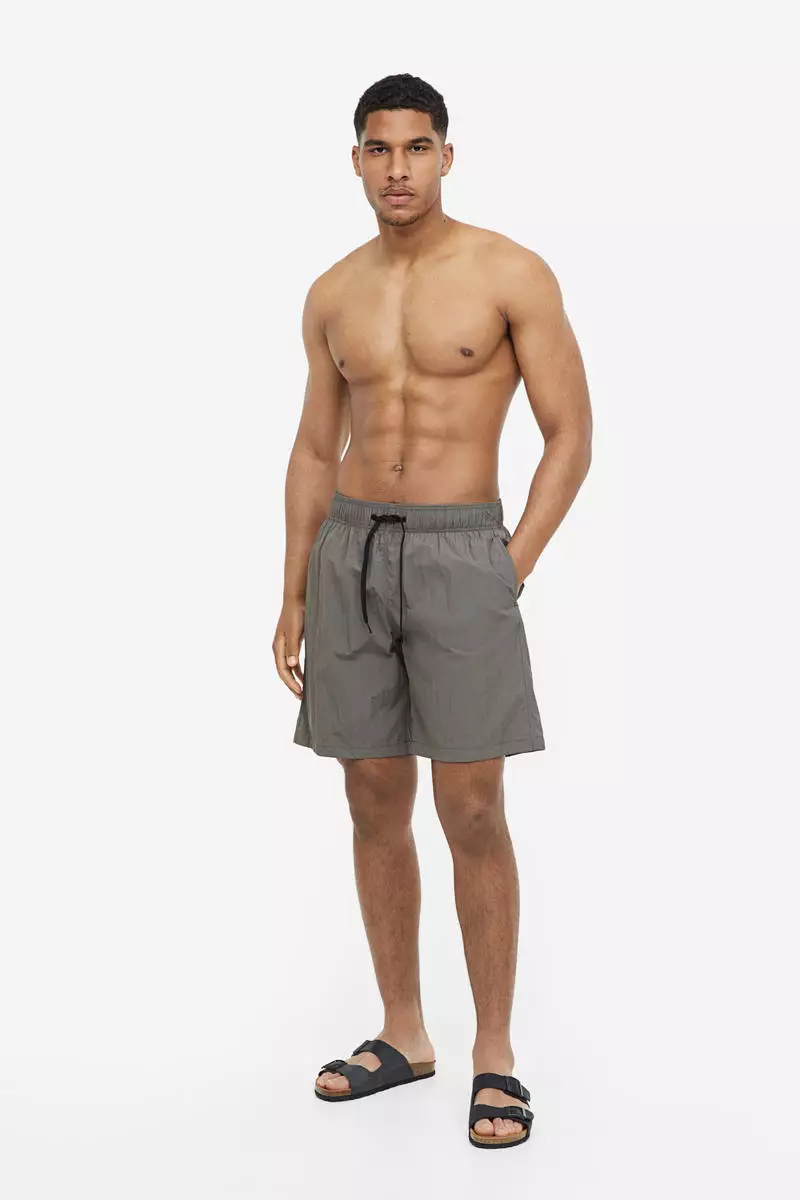 Swim Shorts with Water-activated Pattern