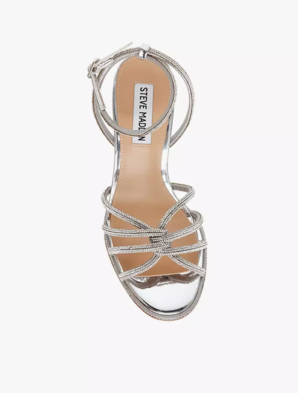 Steve Madden KAILYN-R Women's Sandal Heels- Silver