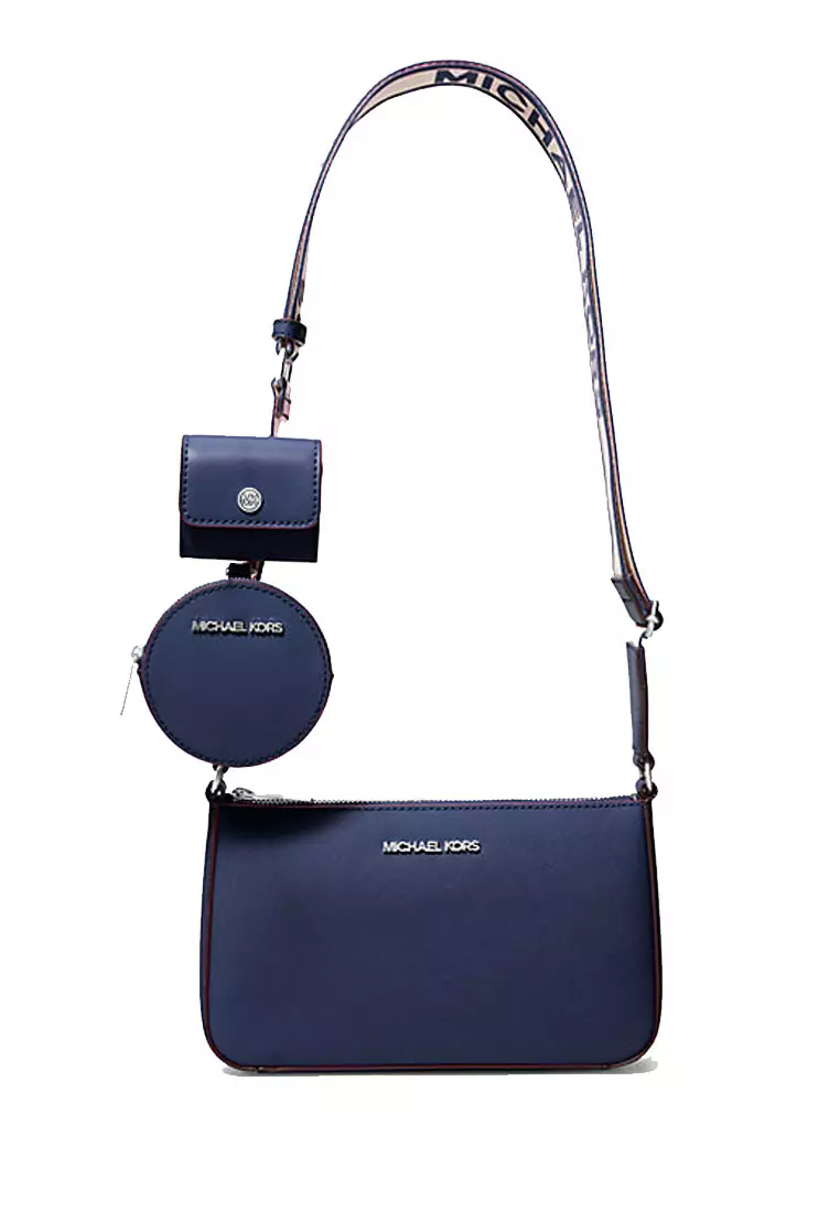 Buy Michael Kors Jet Set Small Saffiano Leather Crossbody Bag with