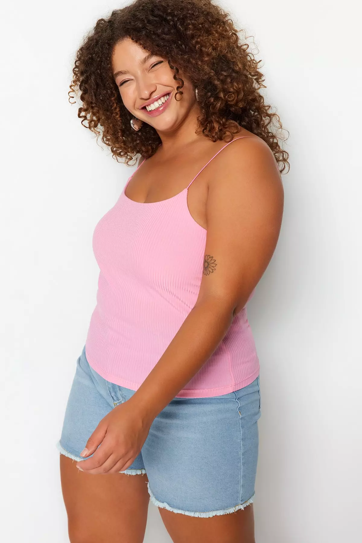 Plus Size Crop Tank Top