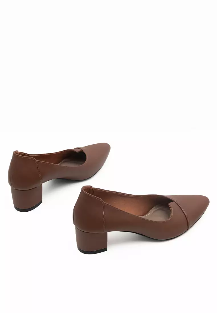 VIVI NICI - Jacelyn Sepatu Wanita 5 cm Downtown Brown