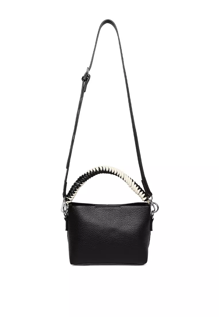 Cable Cord Strap Mini Bag In Black