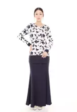 Dark Blue White