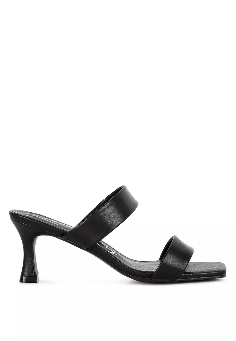 Buy London Rag Black Mid Heel Sandals 2024 Online | ZALORA Philippines