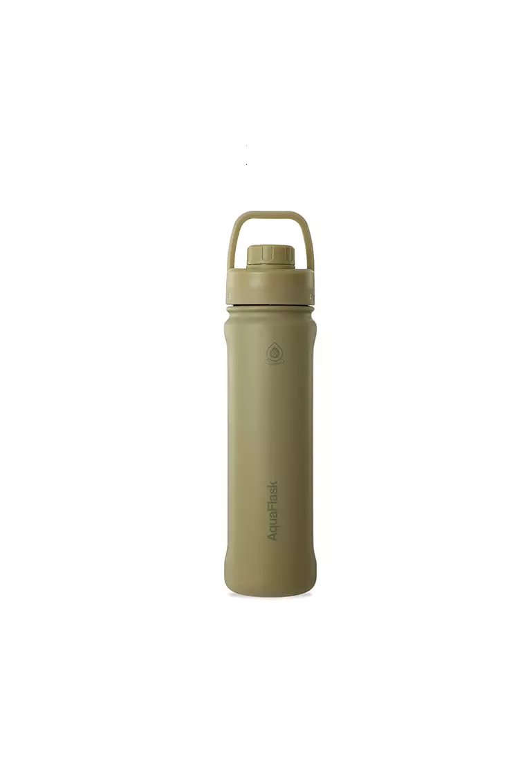 22oz Sand New Sports Lid Bottle Wide Mouth Vacuum Insulated Stainless Steel Drinking Water Bottle
