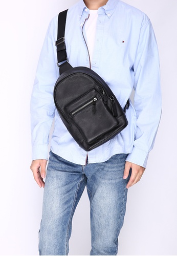 Coach Coach men's Leather One Shoulder Messenger Bag 2023 | Buy Coach  Online | ZALORA Hong Kong