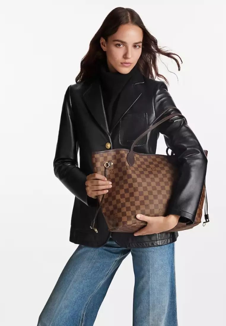 Lv neverfull pris on sale