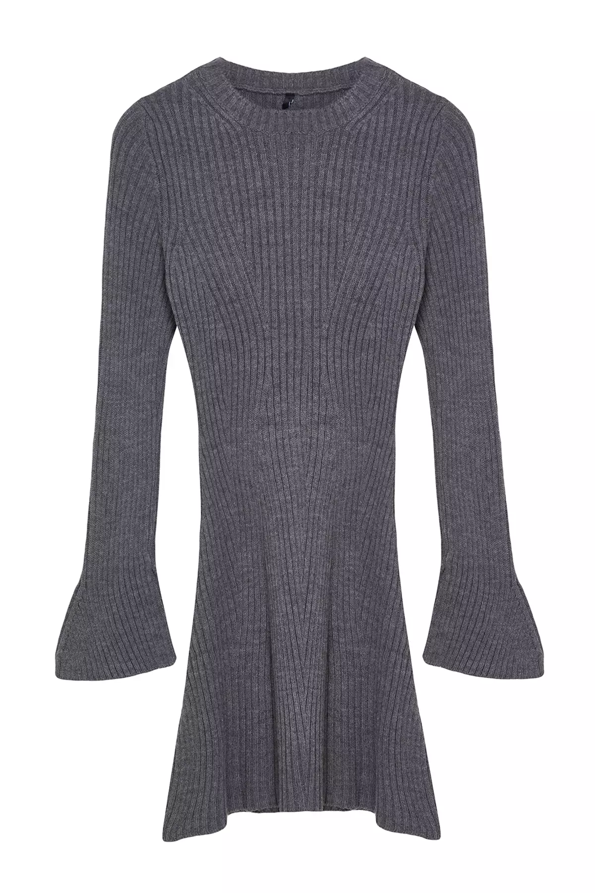 Anthracite Mini Knitwear A-Line Form Dress Twoaw25El00030