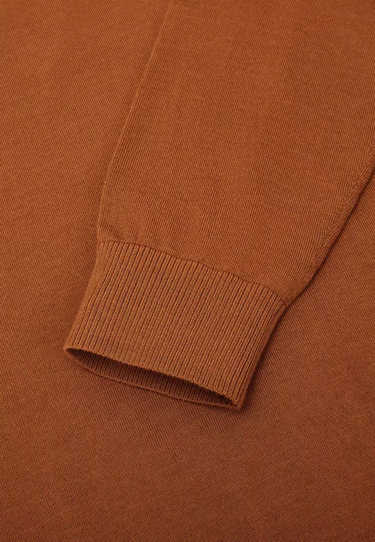 外搭V領精細純羊毛冷衫