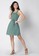 FabAlley green Strappy Belted Ruffle Dress ADFA8AA253F154GS_4