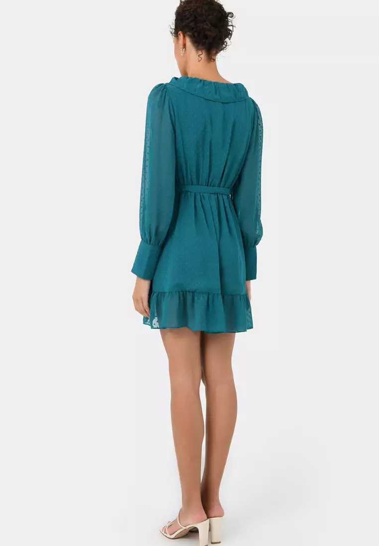 Savina Ruffle Mini Dress