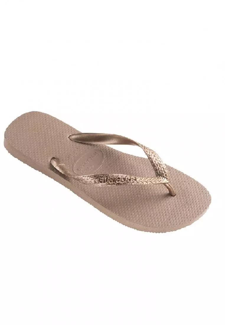 Havaianas Top Tiras Rose Gold - Sandal Wanita